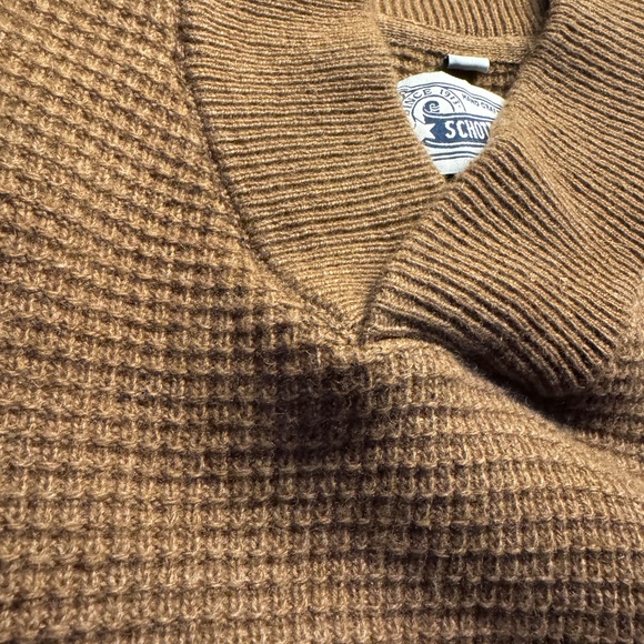 SCHOTT Shawl Collar Wool Blend Sweater - Picture 3 of 5